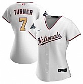 Women Nationals 7 Trea Turner White Gold Nike 2020 Gold Program Cool Base Jersey Dzhi,baseball caps,new era cap wholesale,wholesale hats